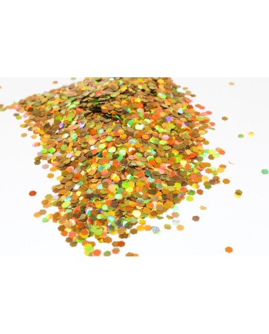 Glitter Altıgen Pul - 5 gr - sarı