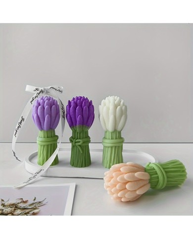 Lavanta  Demeti Mum & Sabun Silikon Kalıp Modeli Kod