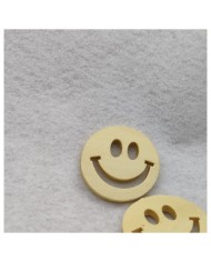 Ahşap Kolye Ucu - Emoji