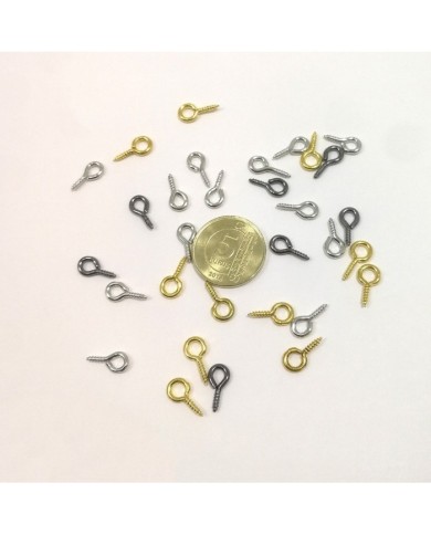 Minik Vida 11 mm  Reçine Epoksi Takı - Renk Seçmeli