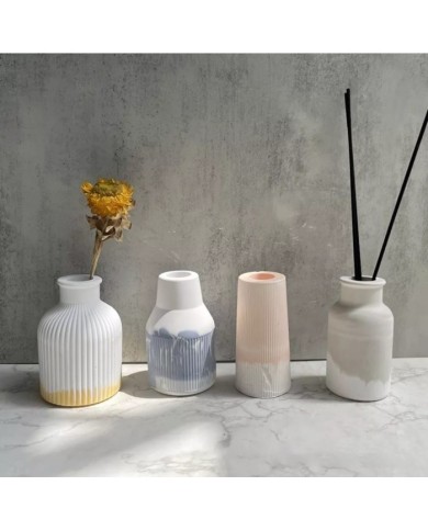 Vazo Saksı Silikon Beton Kalıbı kod:1193