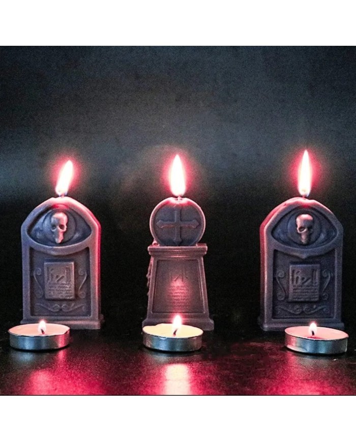 Mezarlık Epoksi ve Mum Silikon Kalıbı -Kod:400