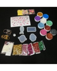 Anahtarlık ve Takı Reçine Epoksi Seti - Boya Seçmeli  - A03 Anahtarlık ve Takı Reçine Epoksi Seti - Boya Seçmeli  - A03