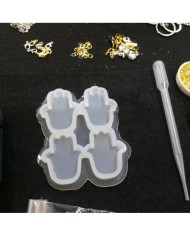 Fatma Eli Dörtlü Magnet Kalıbı Reçine Epoksi Seti - A49 Fatma Eli Dörtlü Magnet Kalıbı Reçine Epoksi Seti - A49