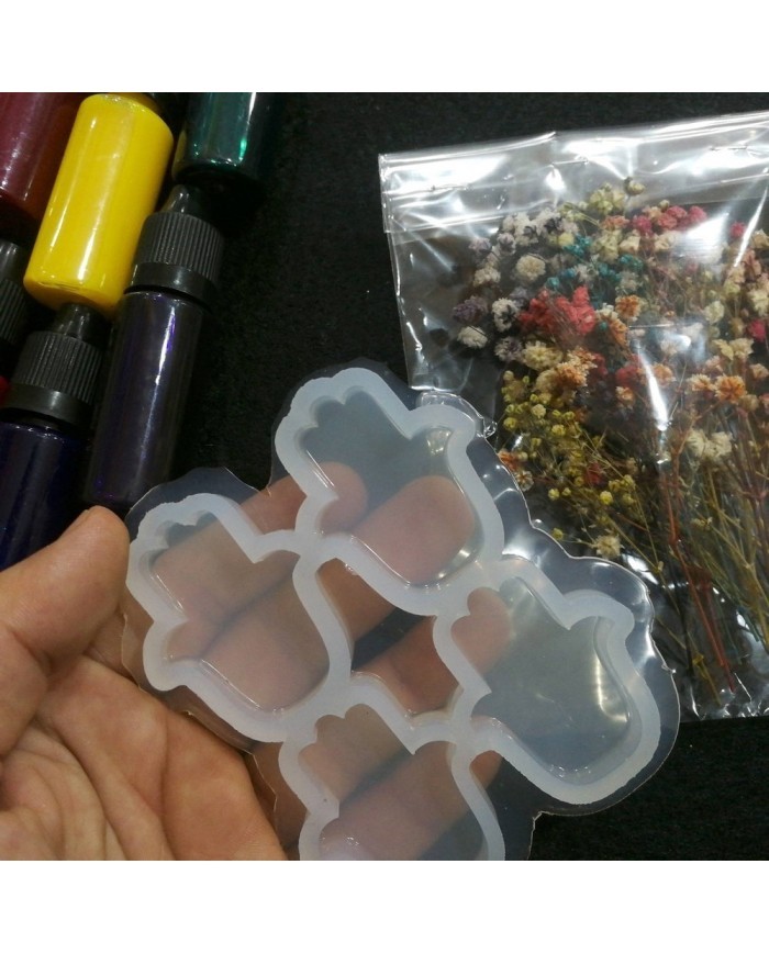 Fatma Eli Dörtlü Magnet Kalıbı Reçine Epoksi Seti - A49 Fatma Eli Dörtlü Magnet Kalıbı Reçine Epoksi Seti - A49