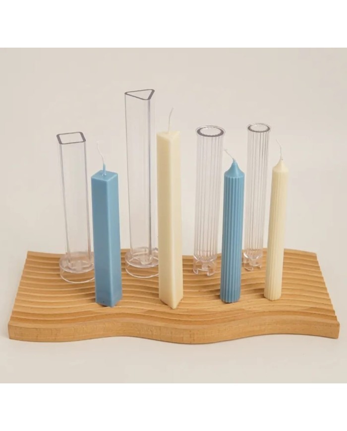 Uzun Yuvarlak Mika  Mum Kalıbı -Mika Model: