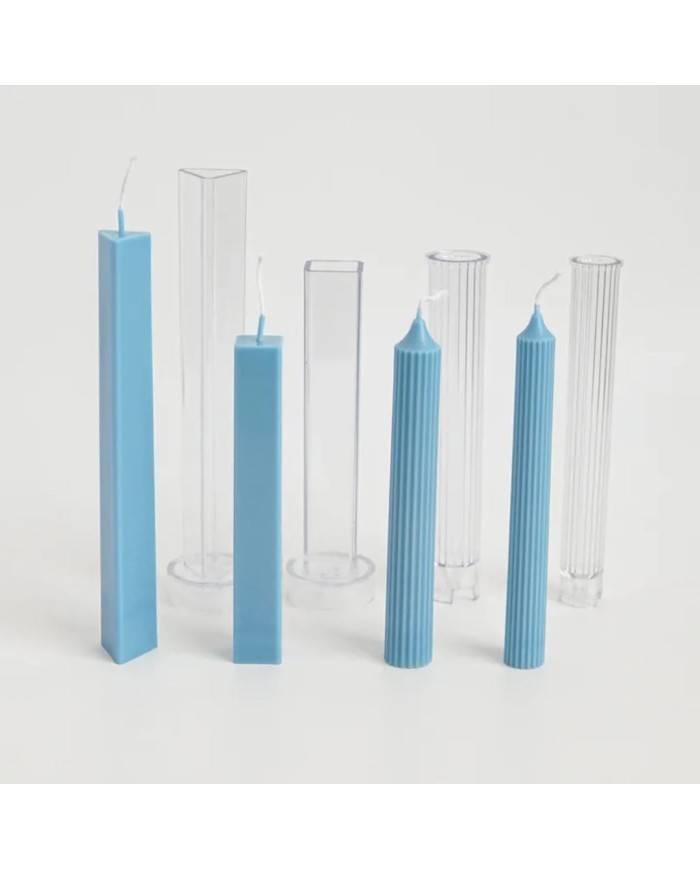 Uzun Yuvarlak Mika  Mum Kalıbı -Mika Model: