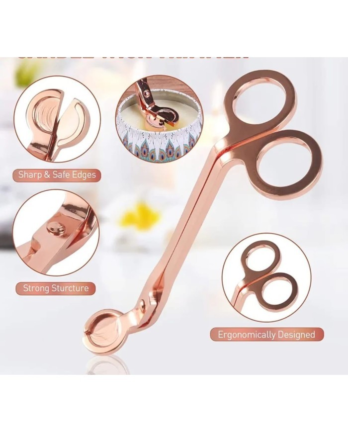 Gold Mum Bakım Seti ( Makas,Söndürücü,Raf Plakası,Fitil Çekici)