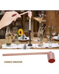 Siyah Mum Bakım Seti ( Makas,Söndürücü,Raf Plakası,Fitil Çekici)