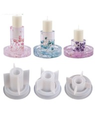 Küçük Mum Altlığı - Hobi Silikon Kalıbı - Kod:413