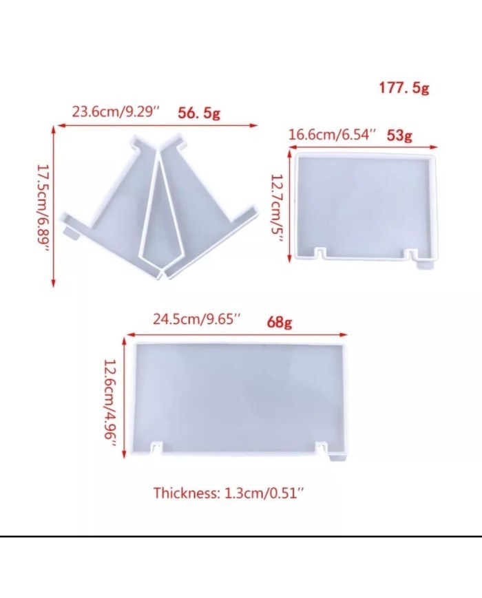 Silikon Raf Kalıbı - Hobi Silikon Kalıbı - Kod:454
