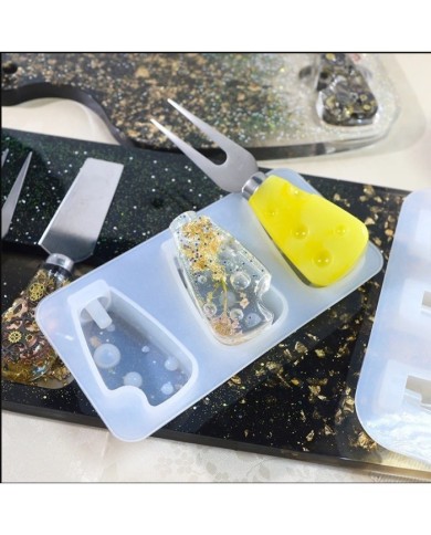 Peynir Bıçağı Silikon Seti - Hobi Silikon Kalıbı -Kod:459/Set:4
