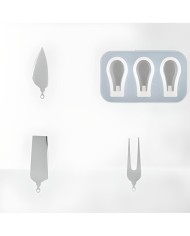 Peynir Bıçağı Silikon Seti - Hobi Silikon Kalıbı -Kod:457/Set:3