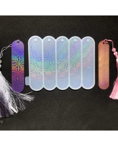 Kar Tanesi Hologramlı Silikon Kitap Ayracı - Hobi Silikon Kalıbı -Kod:456