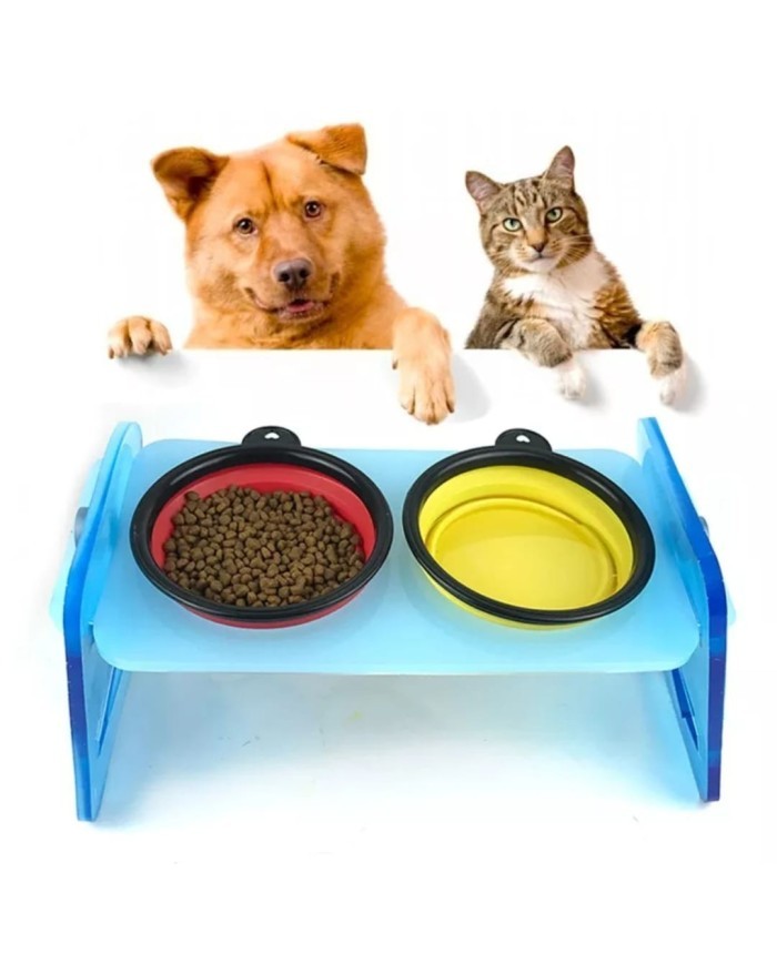 Kedi & Köpek Silikon Mama Standı - Hobi Silikon Kalıbı - Kod:1170