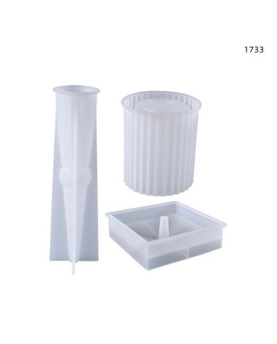 Silikon Model1 Abajur Kalıbı - Hobi Silikon Kalıbı -Kod:484