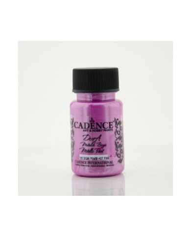 Dora Metalik Boya 50ML Sıcak Pembe D-191