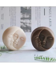 Ay Sevdası Mum Kalıbı - Hobi Silikon Kalıbı -Kod:532