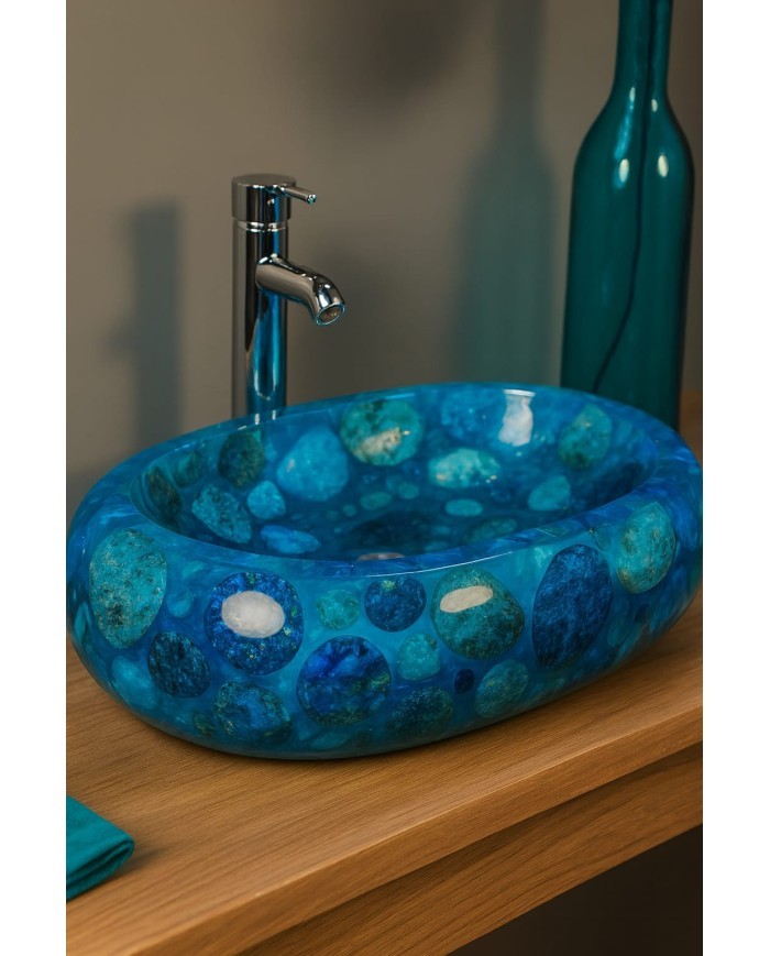 Elips Elit Model Lavabo Epoksi Silikon Kalıp