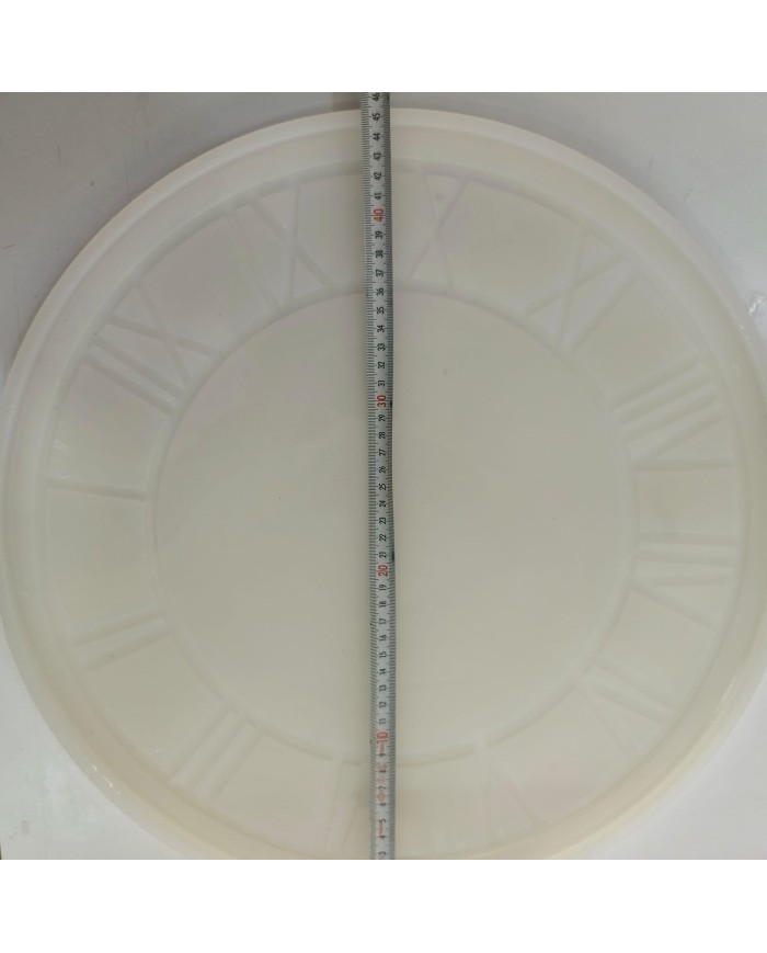Roma Rakamlı Silikon Saat Kalıbı – 45 mm İç Çap | 46 mm Dış Çap | 1 cm Derinlik