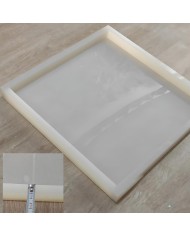 Kare 50 cm x 50 cm 4 Cm Derinlik Masa Sehpa Epoksi Silikon Kalıp