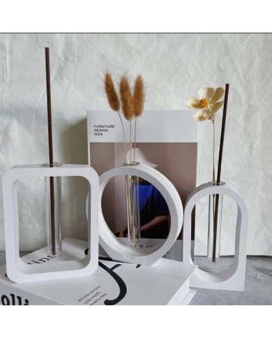 Çember İçi Boş Beton Saksı Kalıbı - Hobi Silikon Kalıbı -Kod:519