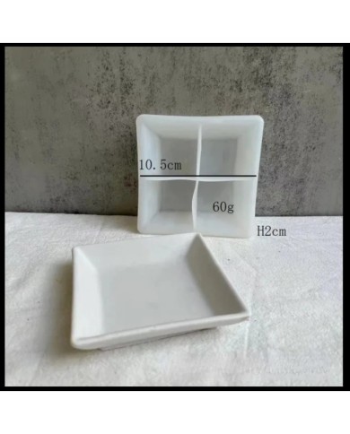 Kare Beton Tabak Kalıbı - Hobi Silikon Kalıbı -Kod:1141