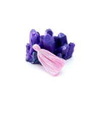 100 ADET - Mini Boy Püskül - 3cm - Pembe