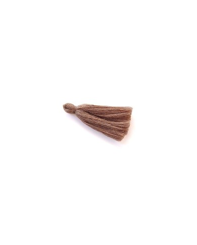 100 ADET - MİNİ BOY  PÜSKÜL - 3CM - KOYU BEJ