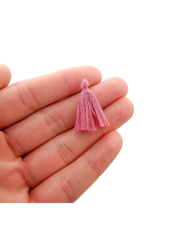 100 ADET - MİNİ BOY PÜSKÜL  - 3CM - PEMBE