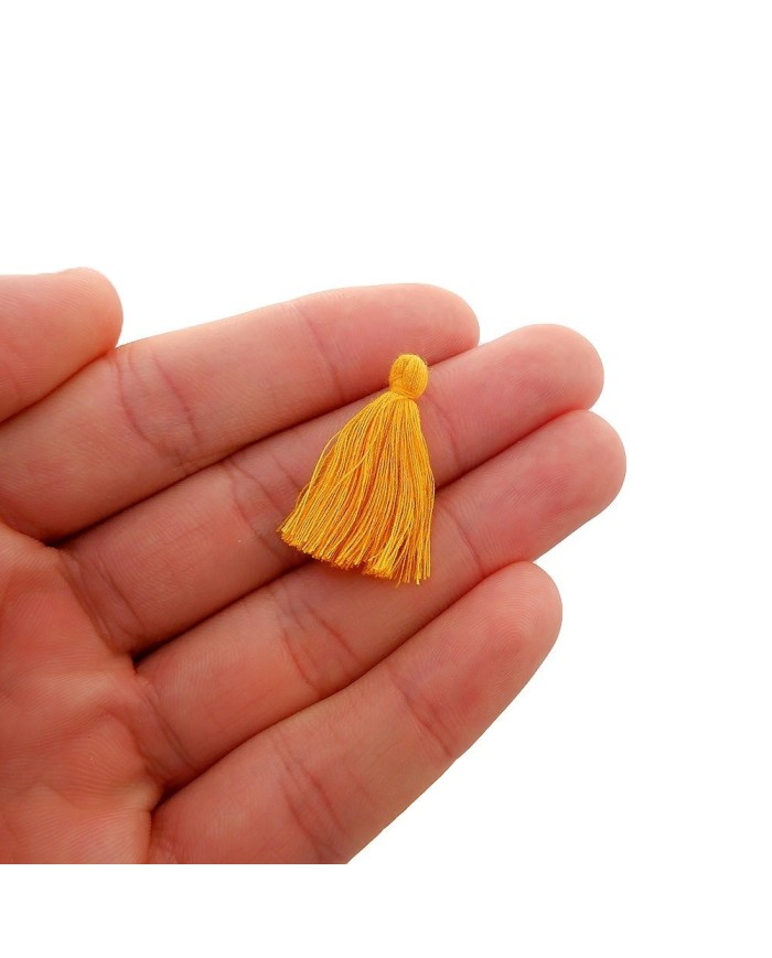 100 ADET - MİNİ BOY PÜSKÜL - 3CM - KOYU SARI