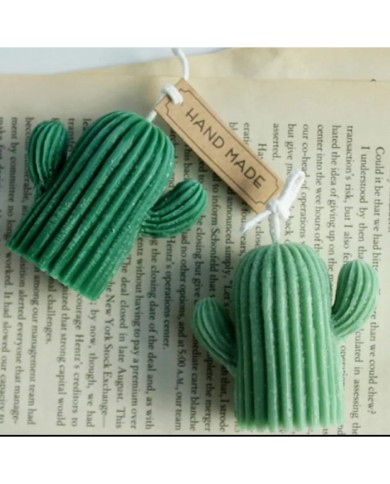 Büyük Kaktüs  Mum Kalıbı - Hobi Silikon Kalıbı -Kod:1203