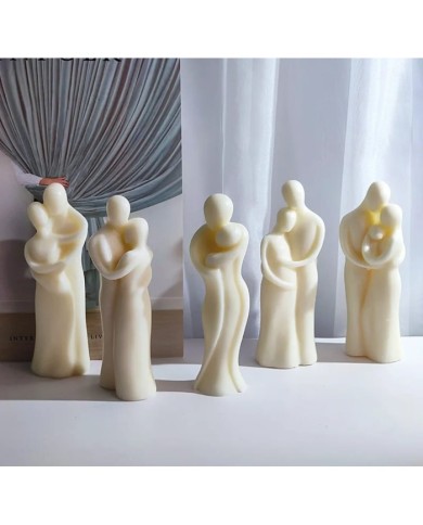 Hamile Çift Mum Kalıbı - Hobi Silikon Kalıbı -Kod:1083B