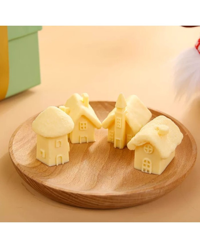 Mantar Ev Beton Kalıbı - Hobi Silikon Kalıbı -Kod:426