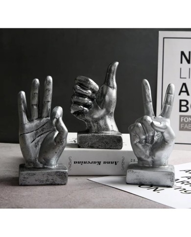 Okey İşareti Dekoratif Beton Kalıbı - Hobi Silikon Kalıbı -Kod:1080