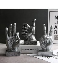 Okey İşareti Dekoratif Beton Kalıbı - Hobi Silikon Kalıbı -Kod:1080