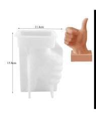 Tamam İşareti Dekoratif Beton Kalıbı - Hobi Silikon Kalıbı -Kod:1075