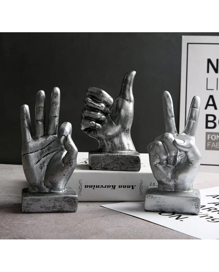 Tamam İşareti Dekoratif Beton Kalıbı - Hobi Silikon Kalıbı -Kod:1075