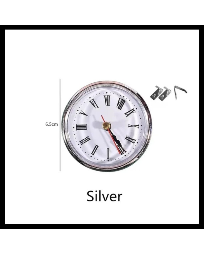 Kare Dekoratif Saat Kalıbı Seti - Hobi Silikon Kalıbı -Kod:425