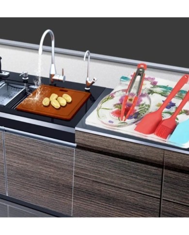 Tezgah Üstü Kaşıklık Seti Epoksi Kalıbı - Hobi Silikon Kalıbı -Kod:1107