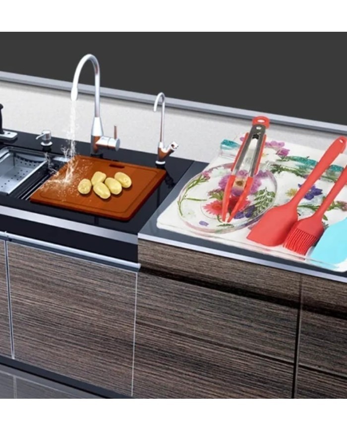 Tezgah Üstü Kaşıklık Seti Epoksi Kalıbı - Hobi Silikon Kalıbı -Kod:1107