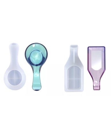 Yuvarlak Kaşıklık Epoksi Kalıbı - Hobi Silikon Kaalıbı -Kod:313