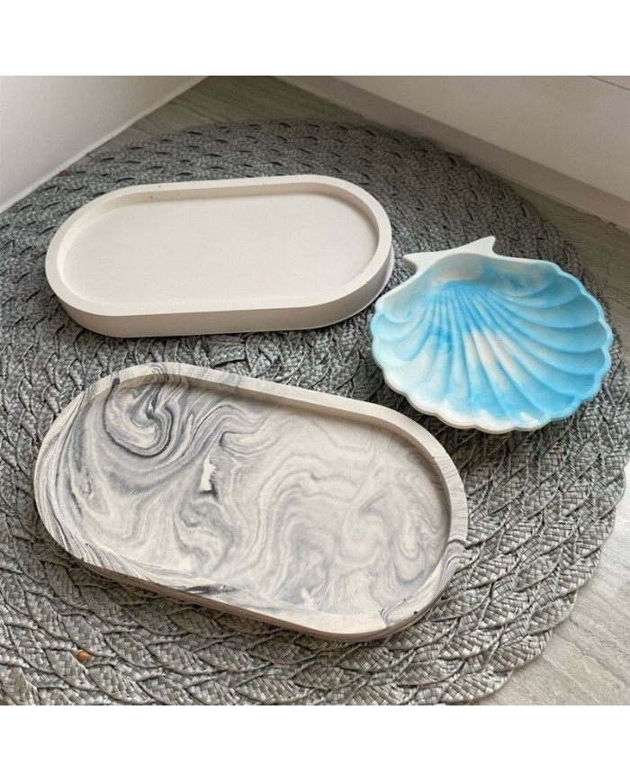 Küçük Boy Terazzo Bardak Altı Reçine Epoksi ve Beton Kalıbı - Kod:1126