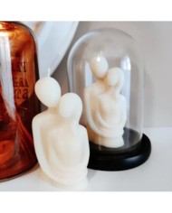 Bakışan Çift Mum Kalıbı - Hobi Silikon Kalıbı -Kod: