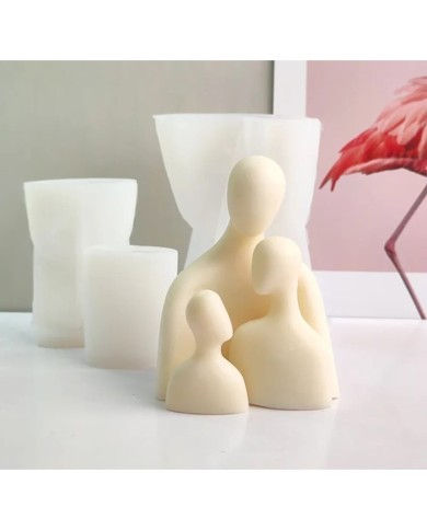 Göğe Bakan Adam Mum Kalıbı - Hobi Silikon Kalıbı -Kod:1124