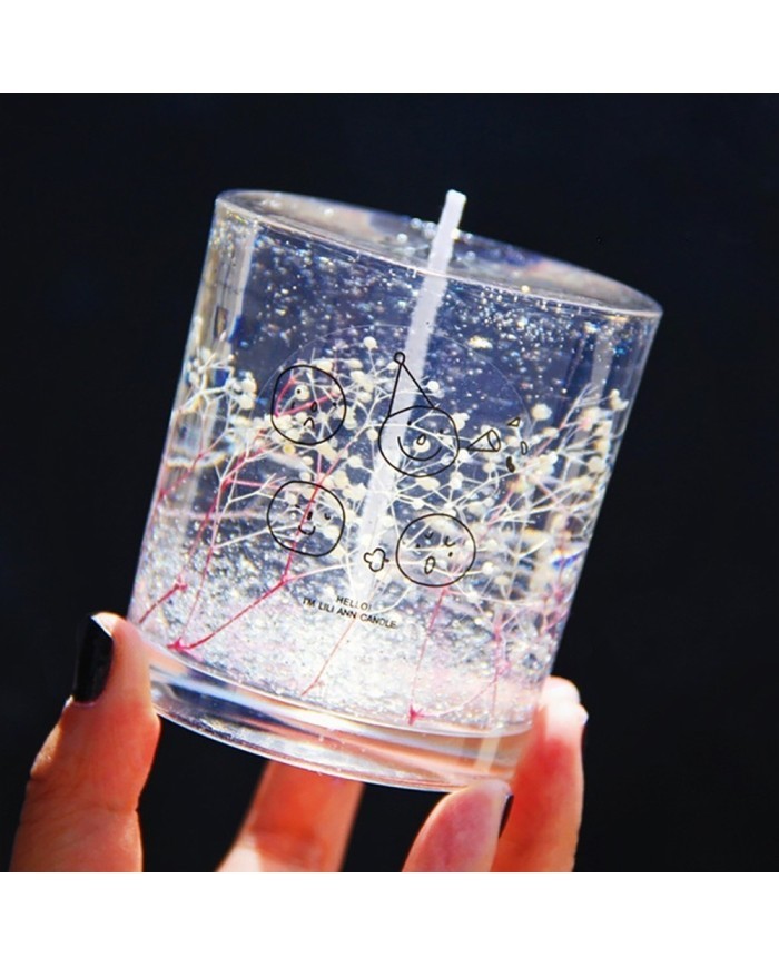 Jel Mum, Mum Jeli, Şeffaf Mum  500 gr