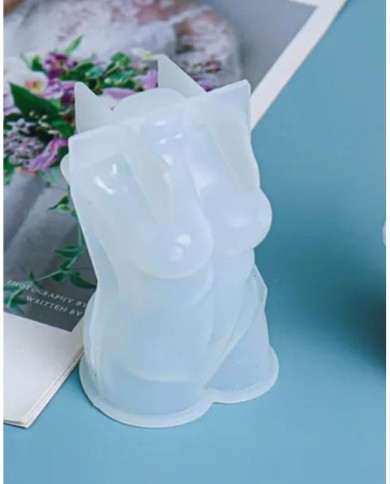 Kadın Vücudu Silikon Mum Epoksi Kalıp - Büyük - Kod:505