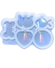 Holografik Evcil Hayvan Pati Silikon Kalıp - Kod:473