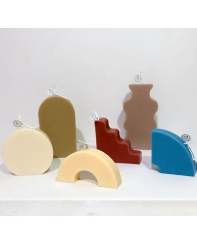 Tepecik Silikon Mum Kalıbı- Kod:502