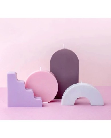 Üçgen Mum Silikon Kalıbı - Kod:506